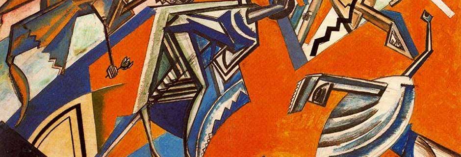 Dancing Figures by Wyndham Lewis